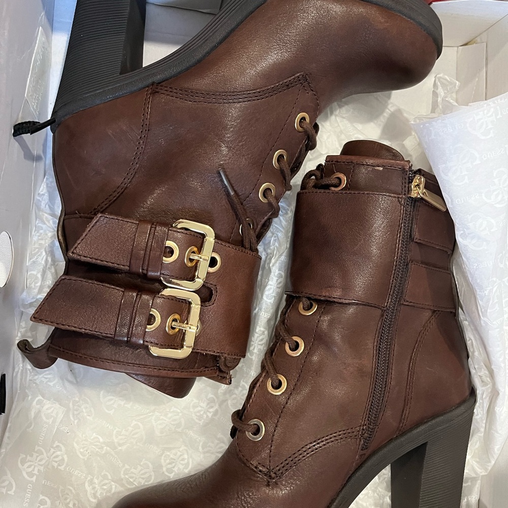 Brown Leather Boots